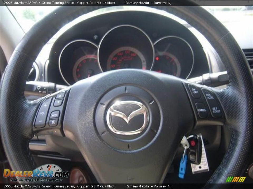2006 Mazda MAZDA3 s Grand Touring Sedan Copper Red Mica / Black Photo #21