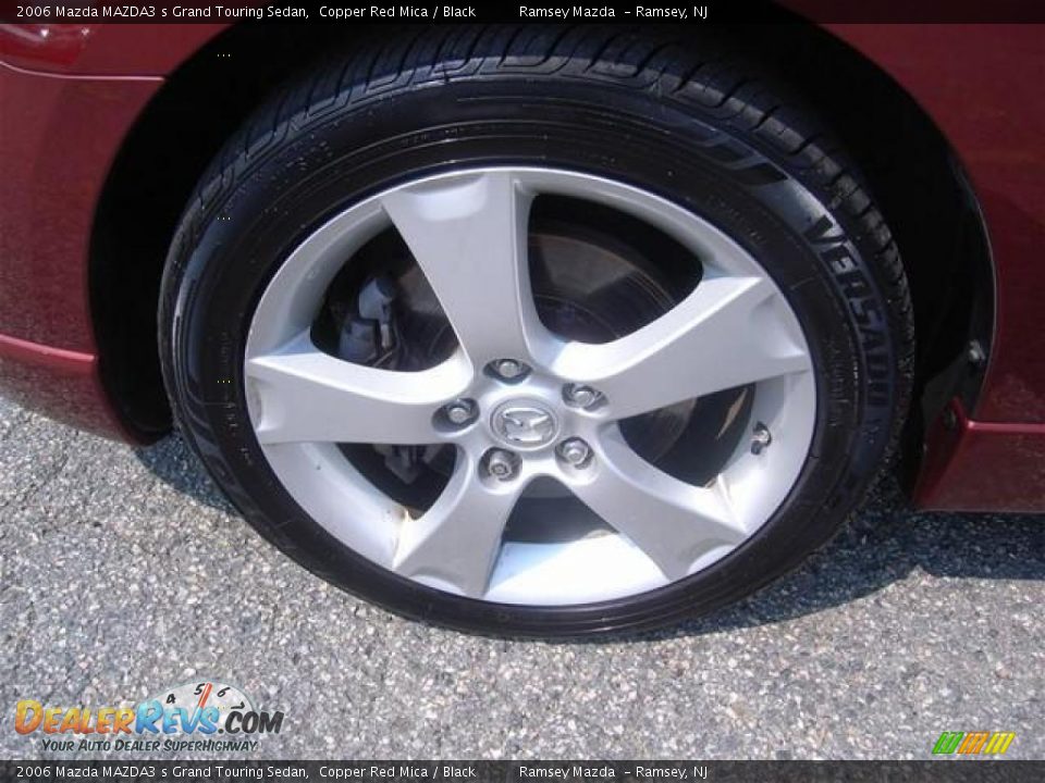 2006 Mazda MAZDA3 s Grand Touring Sedan Copper Red Mica / Black Photo #22