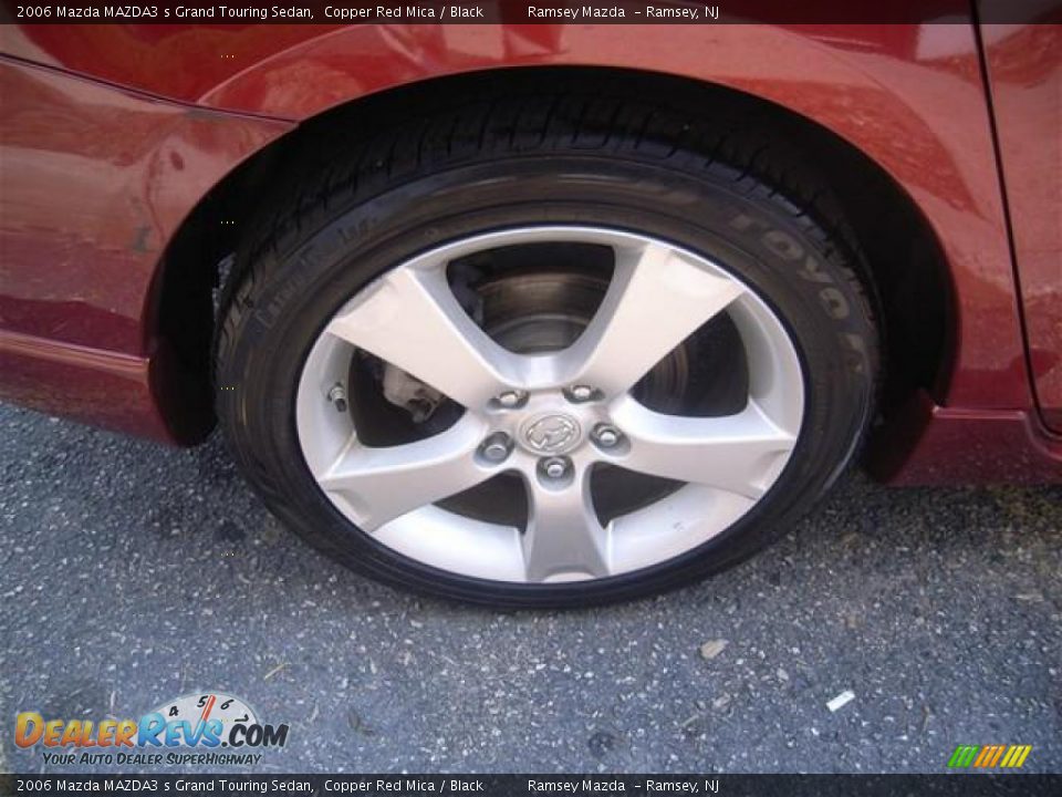 2006 Mazda MAZDA3 s Grand Touring Sedan Copper Red Mica / Black Photo #24