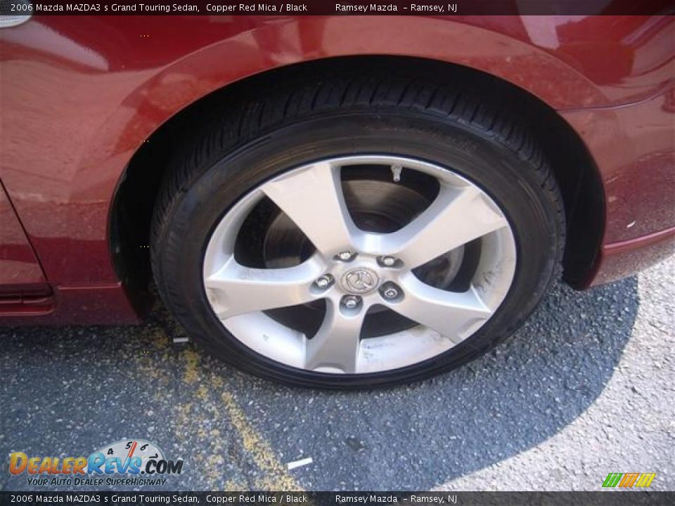2006 Mazda MAZDA3 s Grand Touring Sedan Copper Red Mica / Black Photo #25