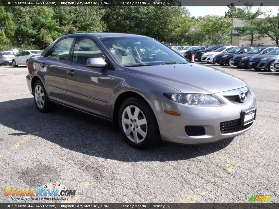2006 Mazda MAZDA6 i Sedan Tungsten Gray Metallic / Gray Photo #1