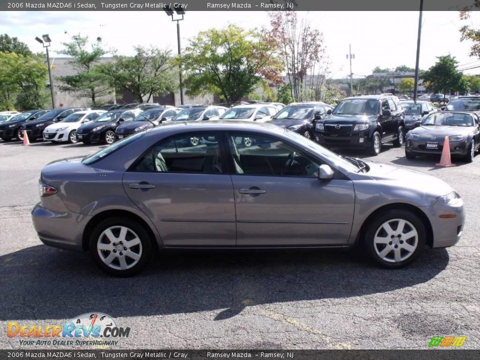 2006 Mazda MAZDA6 i Sedan Tungsten Gray Metallic / Gray Photo #2