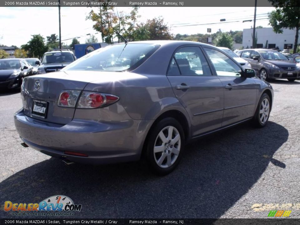 2006 Mazda MAZDA6 i Sedan Tungsten Gray Metallic / Gray Photo #3