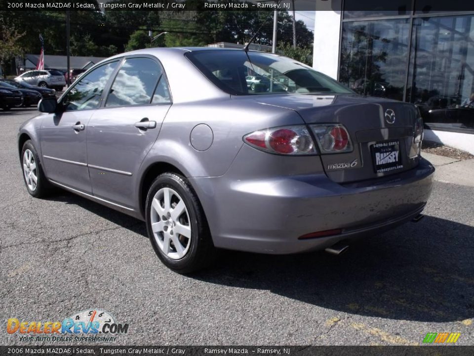 2006 Mazda MAZDA6 i Sedan Tungsten Gray Metallic / Gray Photo #4