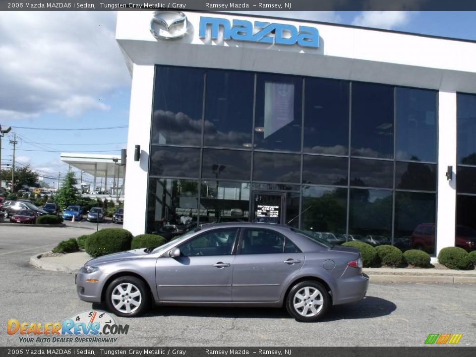 2006 Mazda MAZDA6 i Sedan Tungsten Gray Metallic / Gray Photo #5