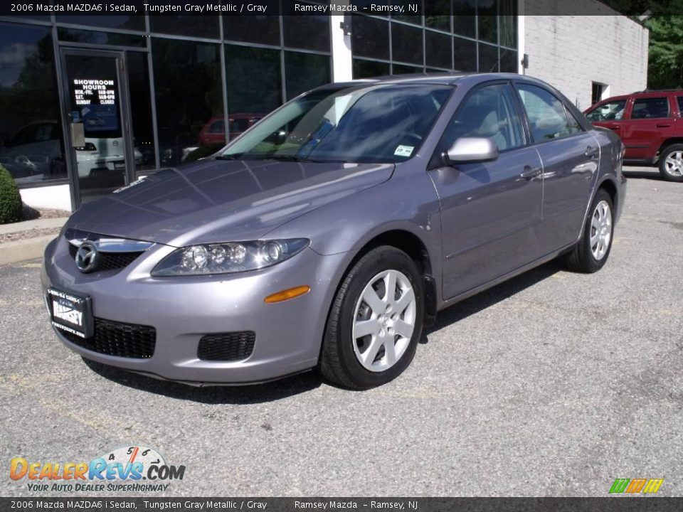 2006 Mazda MAZDA6 i Sedan Tungsten Gray Metallic / Gray Photo #6