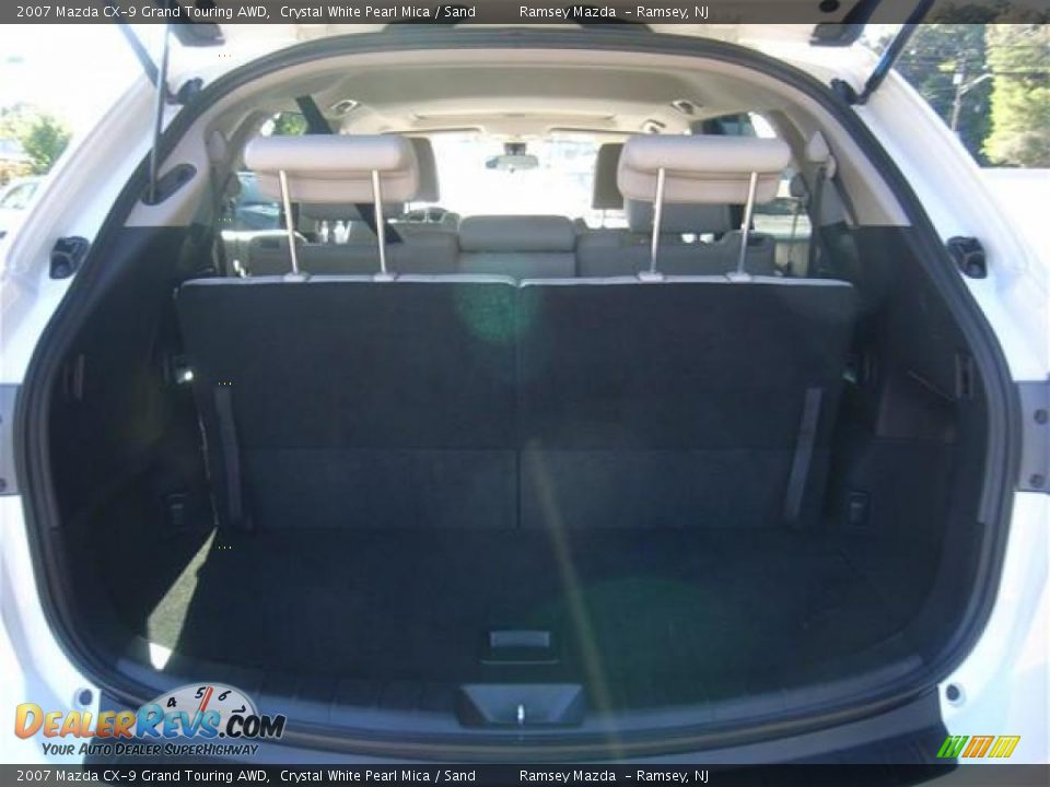 2007 Mazda CX-9 Grand Touring AWD Crystal White Pearl Mica / Sand Photo #8
