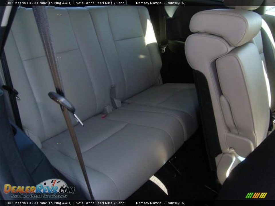 2007 Mazda CX-9 Grand Touring AWD Crystal White Pearl Mica / Sand Photo #10