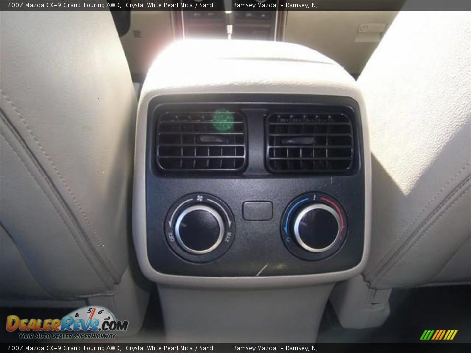 2007 Mazda CX-9 Grand Touring AWD Crystal White Pearl Mica / Sand Photo #13