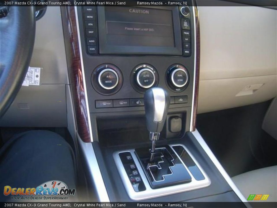 2007 Mazda CX-9 Grand Touring AWD Crystal White Pearl Mica / Sand Photo #22