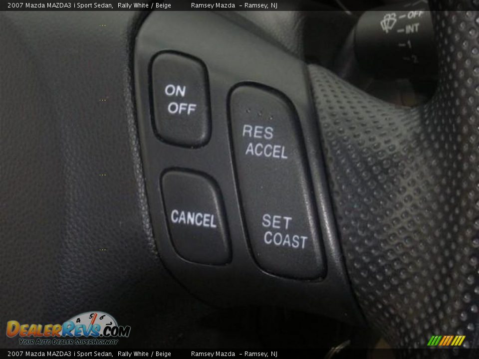 2007 Mazda MAZDA3 i Sport Sedan Rally White / Beige Photo #28