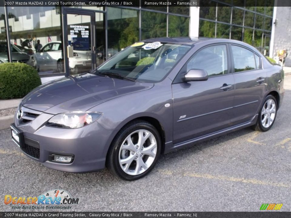 2007 Mazda MAZDA3 s Grand Touring Sedan Galaxy Gray Mica / Black Photo #3
