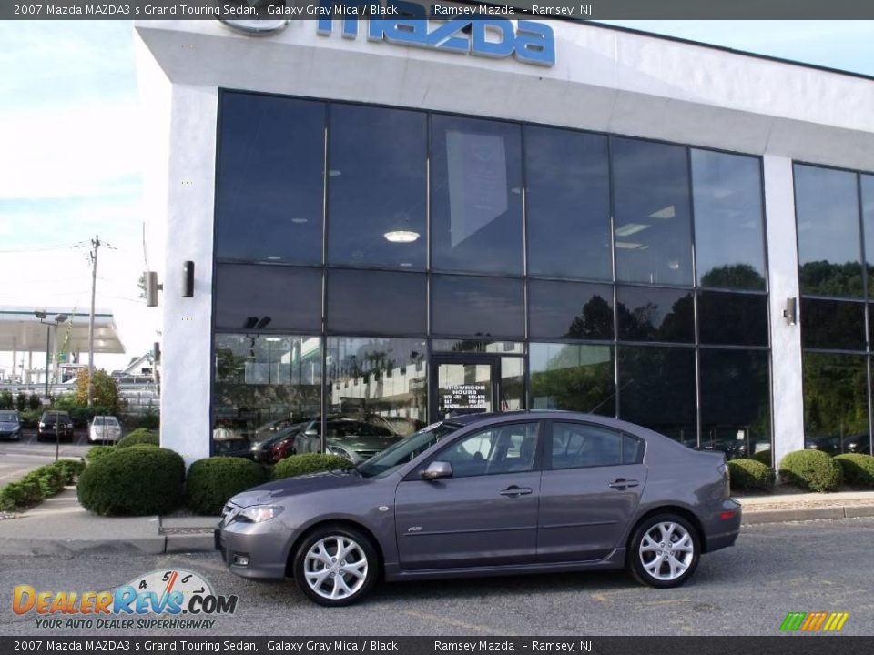 2007 Mazda MAZDA3 s Grand Touring Sedan Galaxy Gray Mica / Black Photo #4