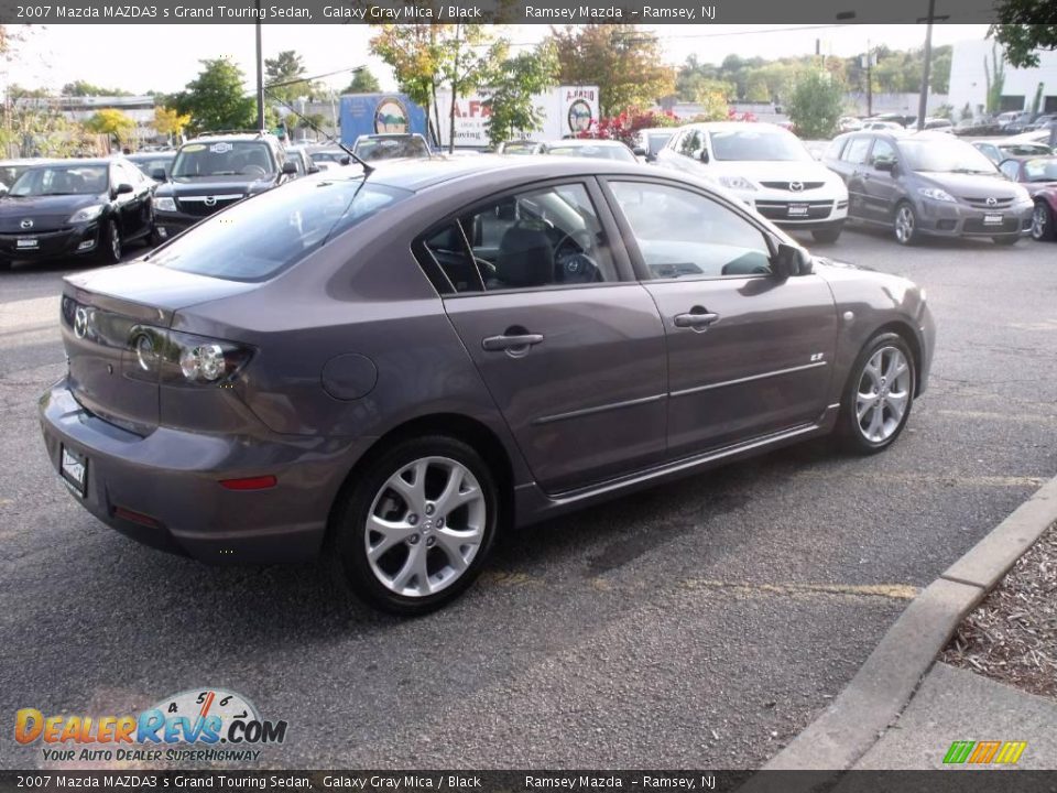 2007 Mazda MAZDA3 s Grand Touring Sedan Galaxy Gray Mica / Black Photo #7