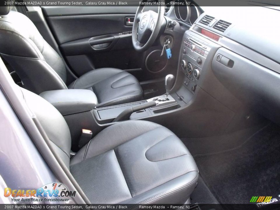 2007 Mazda MAZDA3 s Grand Touring Sedan Galaxy Gray Mica / Black Photo #9