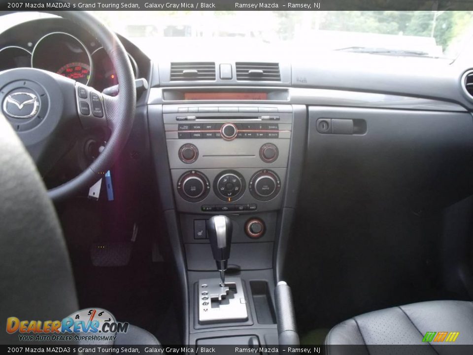 2007 Mazda MAZDA3 s Grand Touring Sedan Galaxy Gray Mica / Black Photo #14