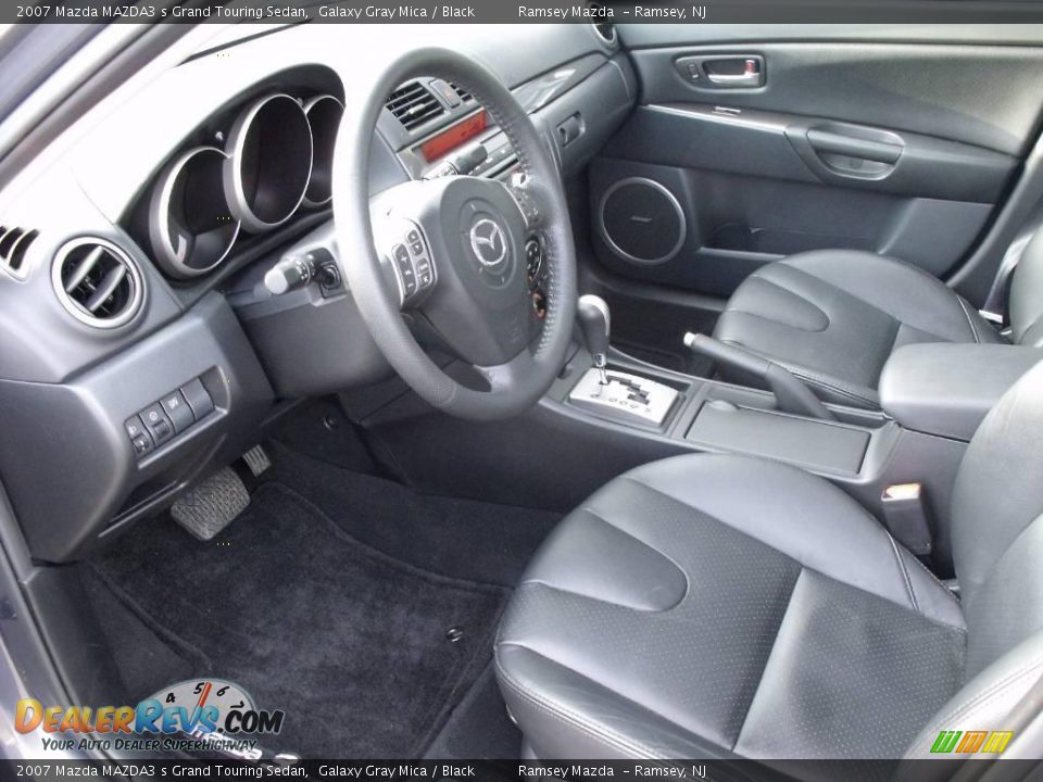 2007 Mazda MAZDA3 s Grand Touring Sedan Galaxy Gray Mica / Black Photo #15