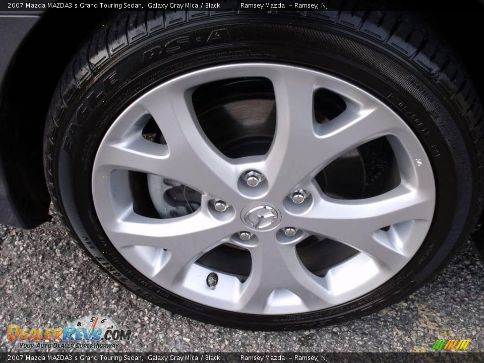 2007 Mazda MAZDA3 s Grand Touring Sedan Galaxy Gray Mica / Black Photo #22