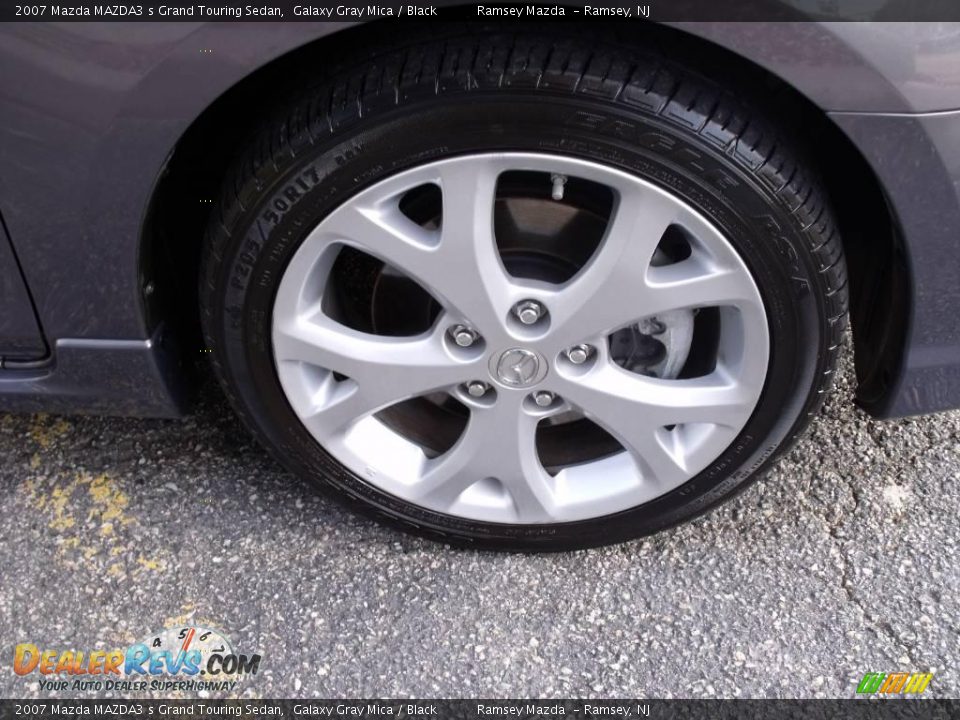 2007 Mazda MAZDA3 s Grand Touring Sedan Galaxy Gray Mica / Black Photo #23