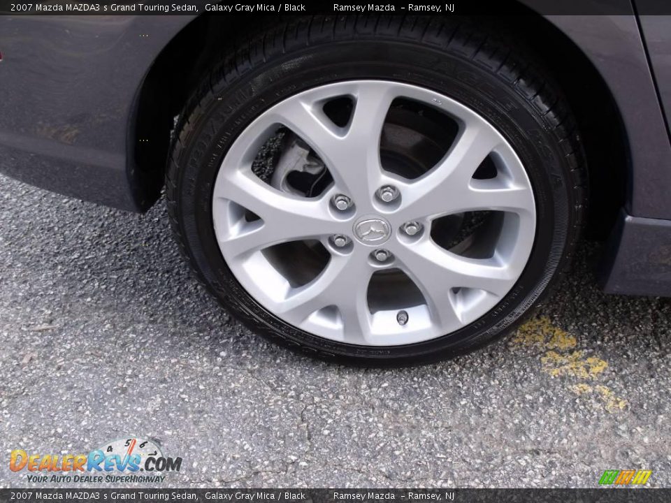 2007 Mazda MAZDA3 s Grand Touring Sedan Galaxy Gray Mica / Black Photo #24