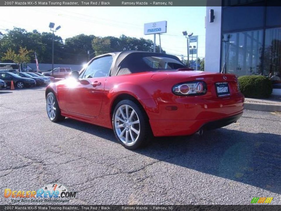 2007 Mazda MX-5 Miata Touring Roadster True Red / Black Photo #5