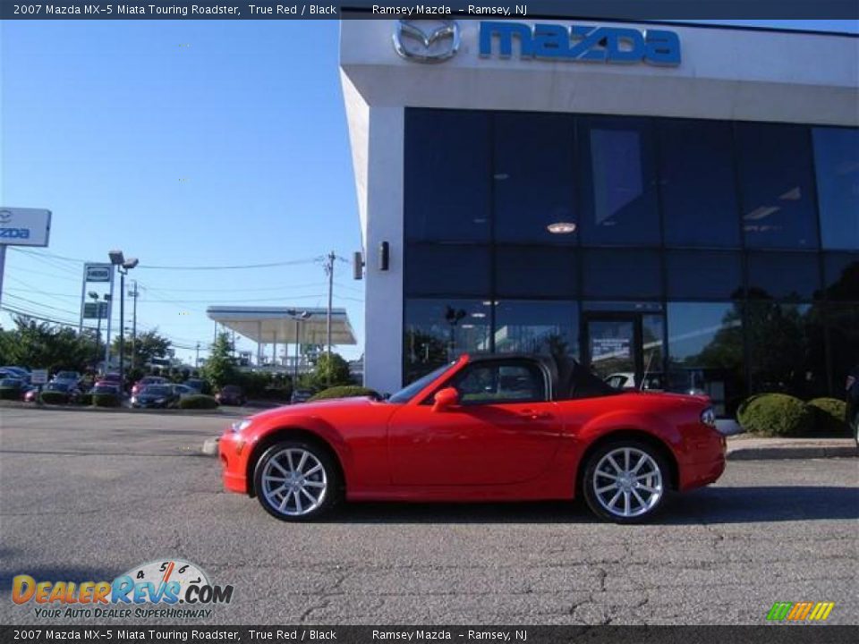 2007 Mazda MX-5 Miata Touring Roadster True Red / Black Photo #6