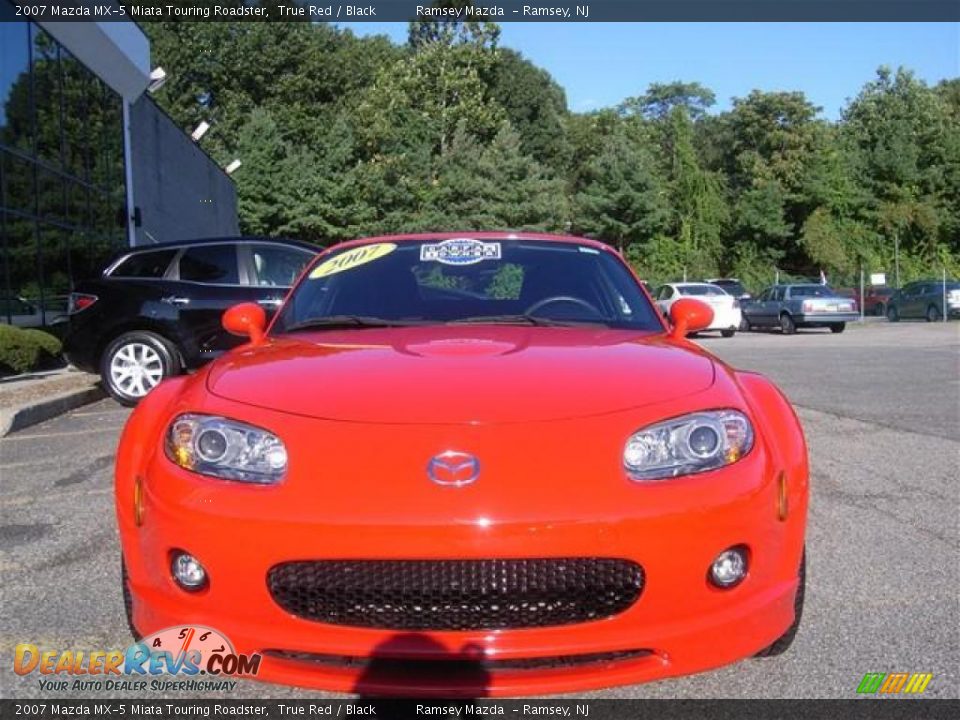 2007 Mazda MX-5 Miata Touring Roadster True Red / Black Photo #8