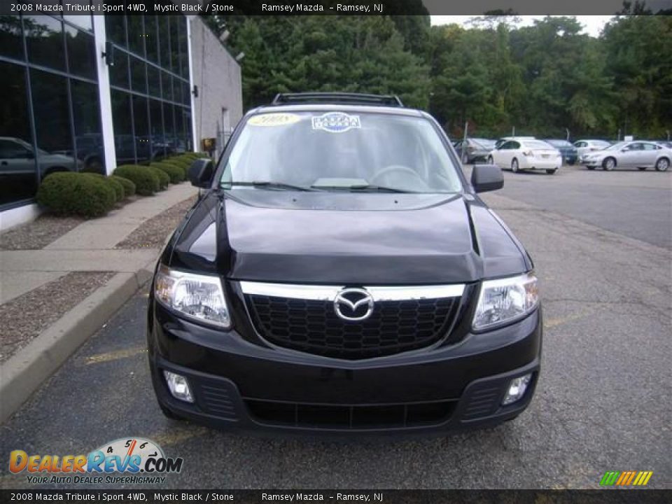 2008 Mazda Tribute i Sport 4WD Mystic Black / Stone Photo #2