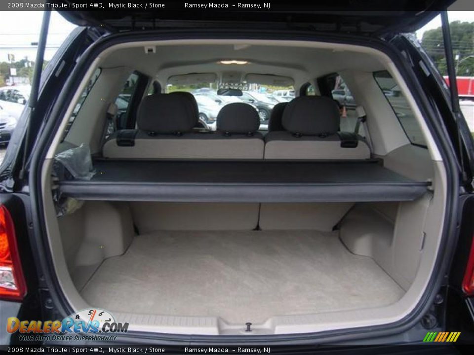 2008 Mazda Tribute i Sport 4WD Mystic Black / Stone Photo #9