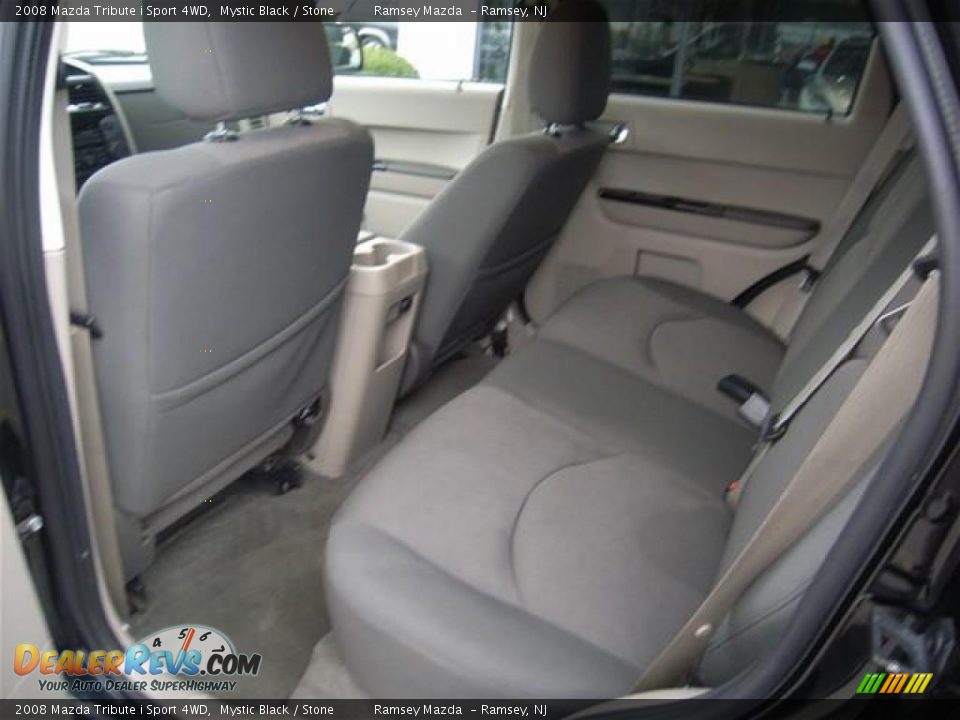 2008 Mazda Tribute i Sport 4WD Mystic Black / Stone Photo #10