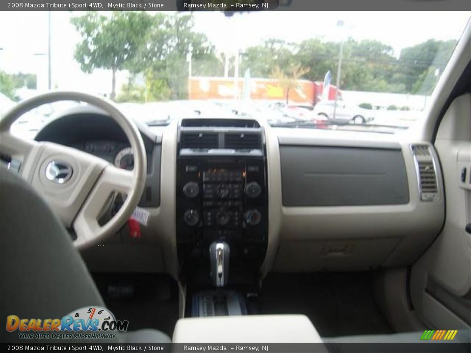 2008 Mazda Tribute i Sport 4WD Mystic Black / Stone Photo #11