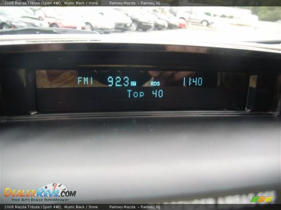 2008 Mazda Tribute i Sport 4WD Mystic Black / Stone Photo #15