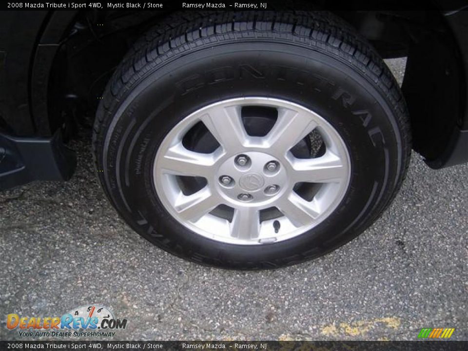 2008 Mazda Tribute i Sport 4WD Mystic Black / Stone Photo #20