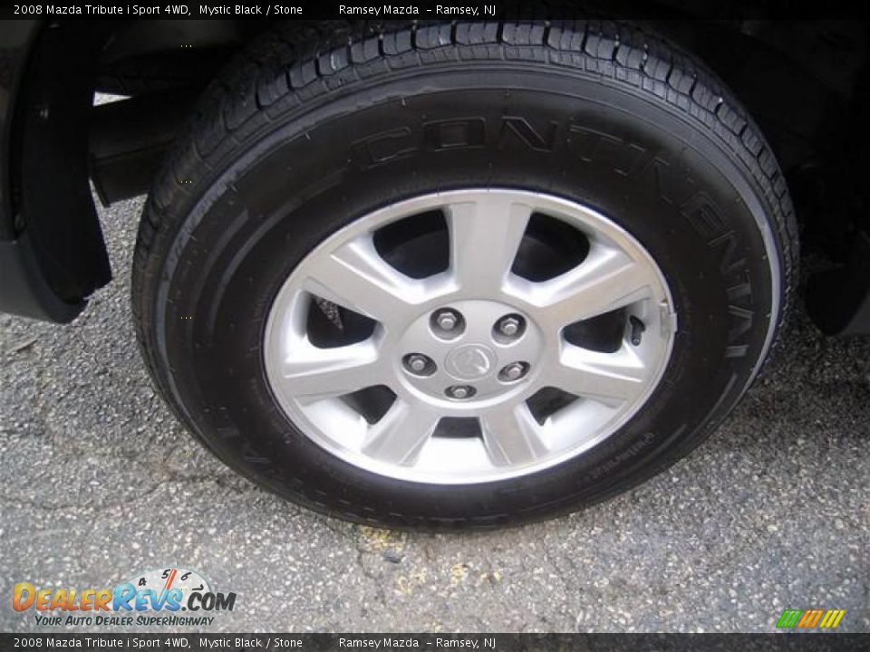 2008 Mazda Tribute i Sport 4WD Mystic Black / Stone Photo #21