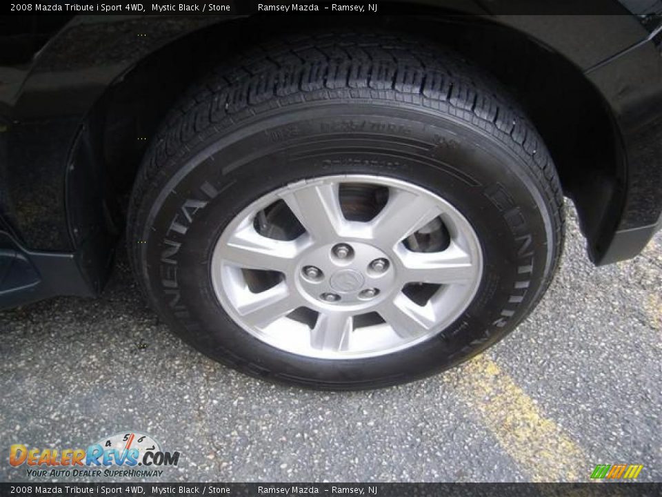 2008 Mazda Tribute i Sport 4WD Mystic Black / Stone Photo #22