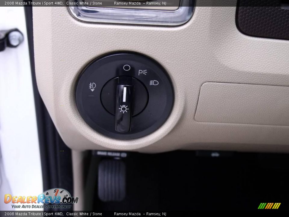 2008 Mazda Tribute i Sport 4WD Classic White / Stone Photo #27