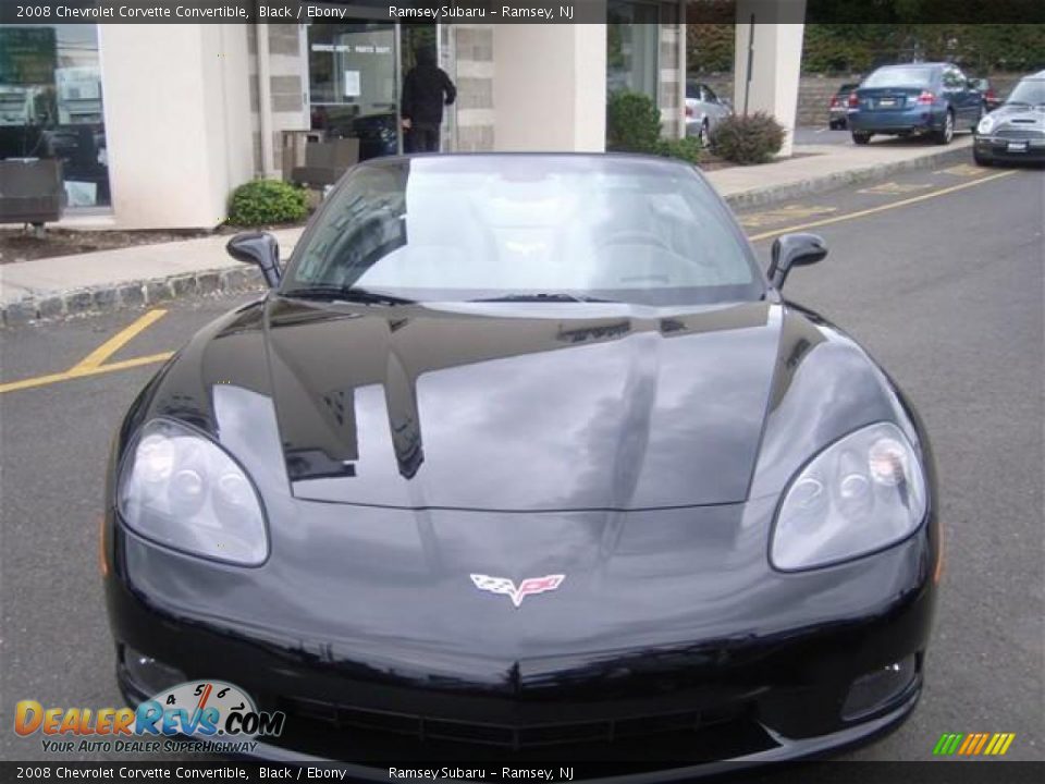 2008 Chevrolet Corvette Convertible Black / Ebony Photo #2
