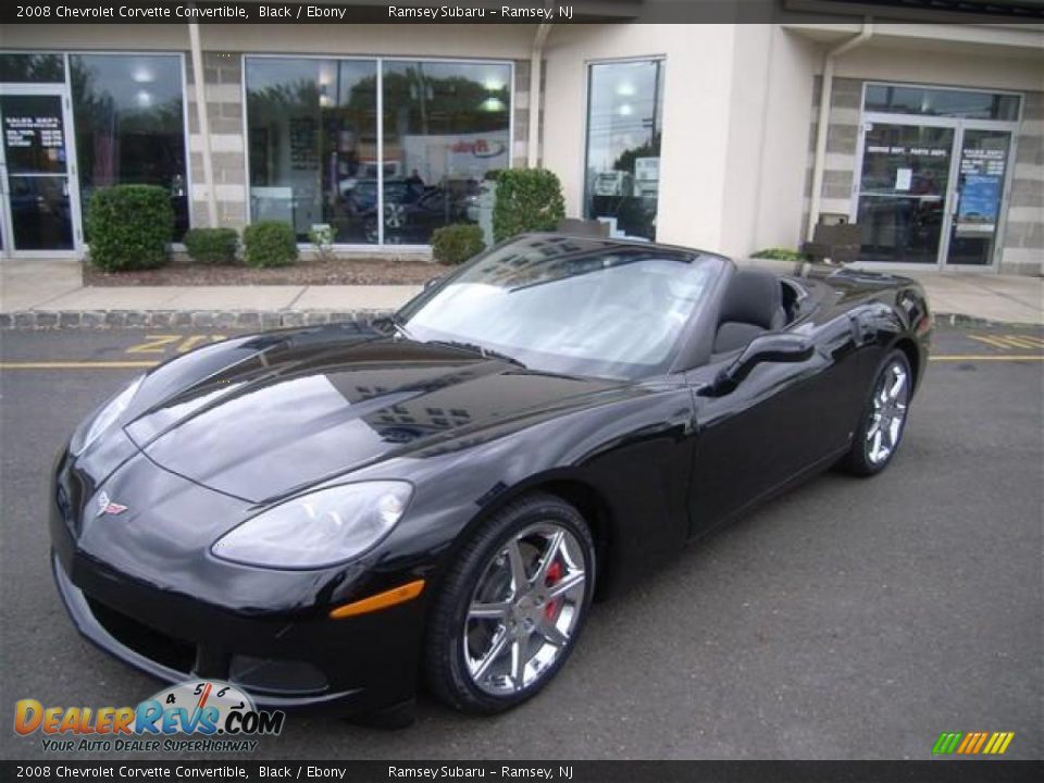 2008 Chevrolet Corvette Convertible Black / Ebony Photo #3