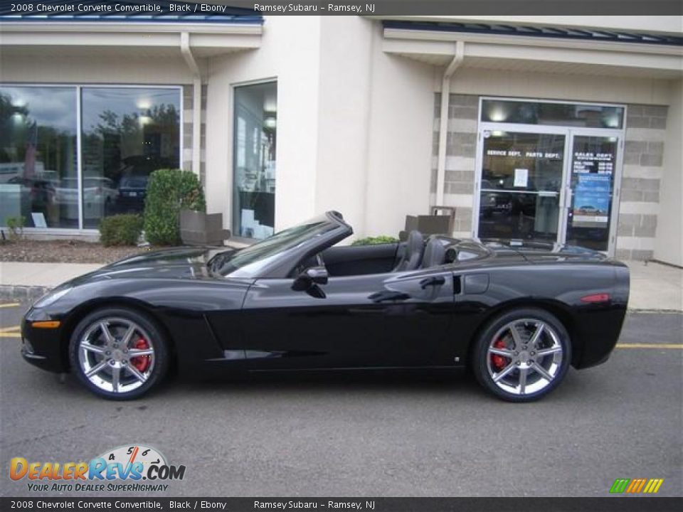 2008 Chevrolet Corvette Convertible Black / Ebony Photo #4