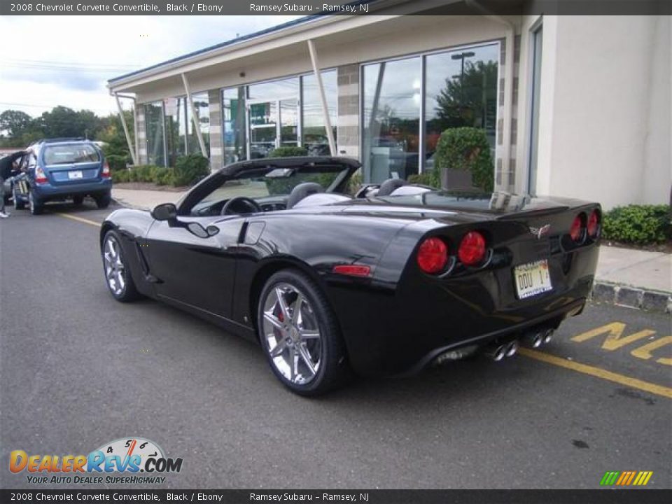 2008 Chevrolet Corvette Convertible Black / Ebony Photo #5