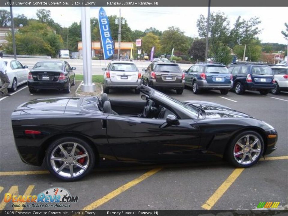 2008 Chevrolet Corvette Convertible Black / Ebony Photo #8