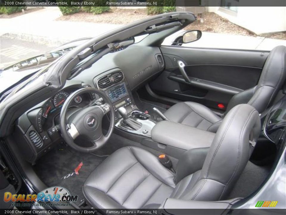 2008 Chevrolet Corvette Convertible Black / Ebony Photo #10