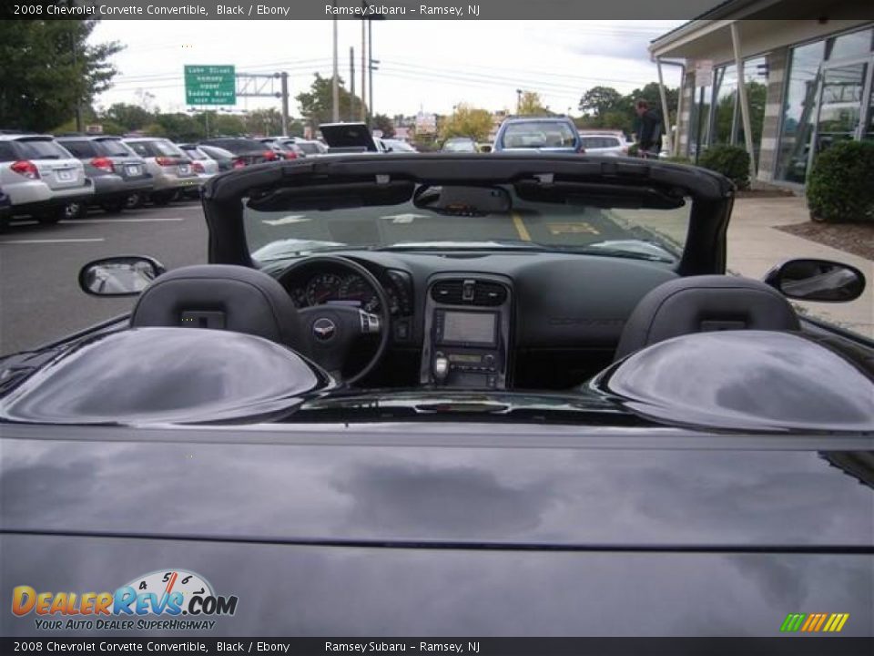 2008 Chevrolet Corvette Convertible Black / Ebony Photo #11
