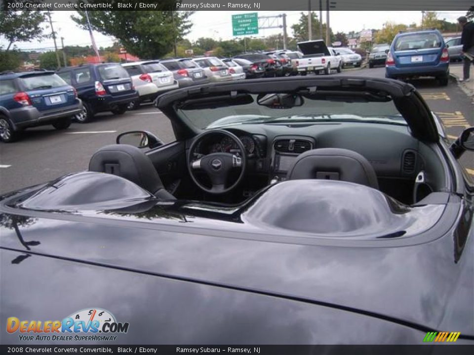 2008 Chevrolet Corvette Convertible Black / Ebony Photo #12