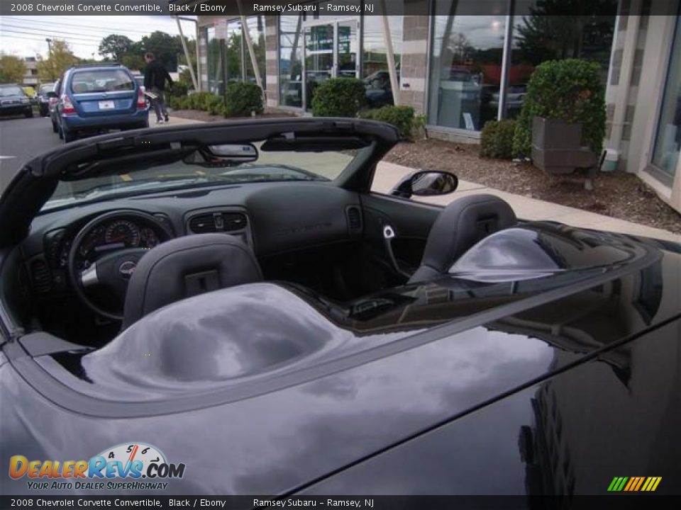 2008 Chevrolet Corvette Convertible Black / Ebony Photo #13