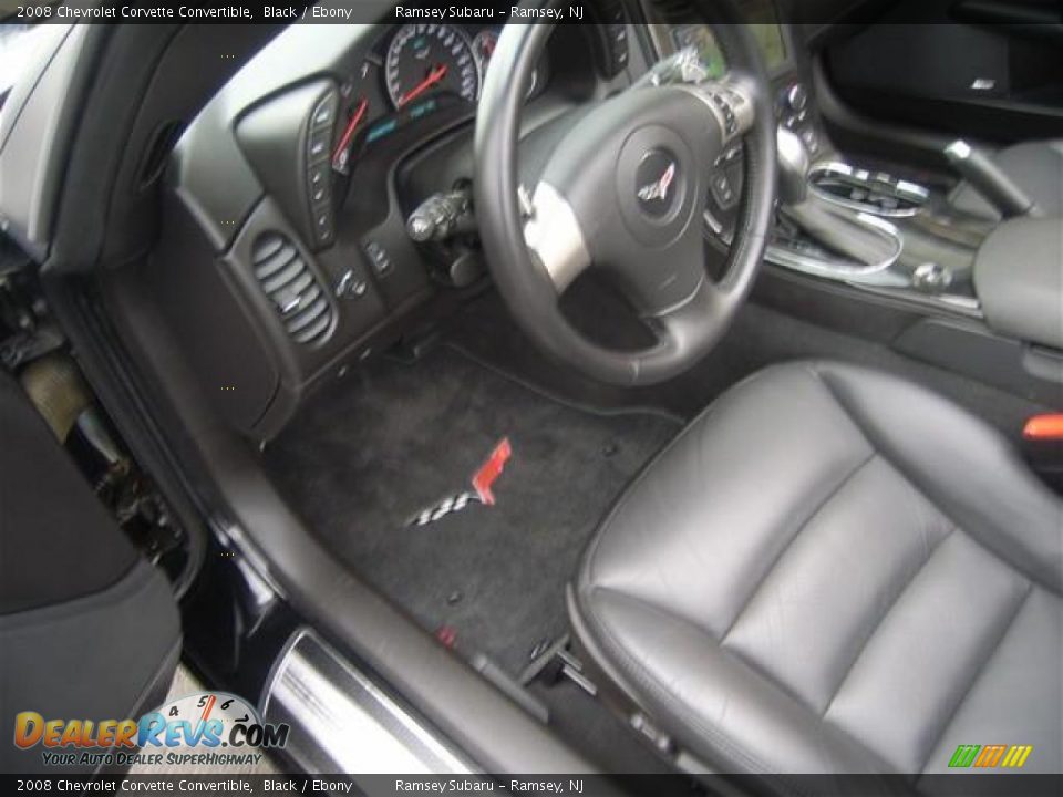 2008 Chevrolet Corvette Convertible Black / Ebony Photo #20
