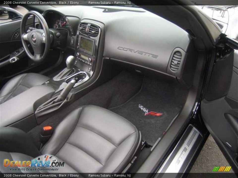 2008 Chevrolet Corvette Convertible Black / Ebony Photo #21