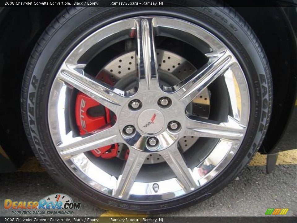 2008 Chevrolet Corvette Convertible Black / Ebony Photo #23