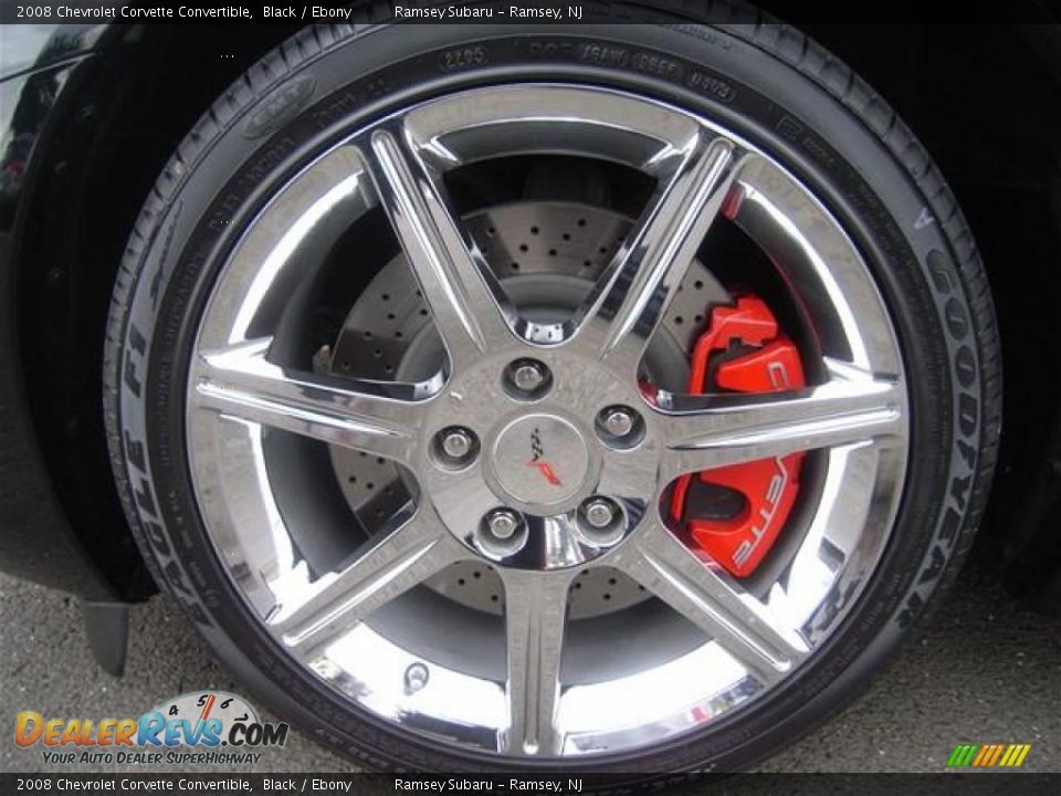 2008 Chevrolet Corvette Convertible Black / Ebony Photo #24
