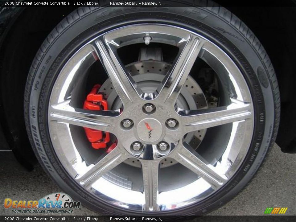 2008 Chevrolet Corvette Convertible Black / Ebony Photo #25